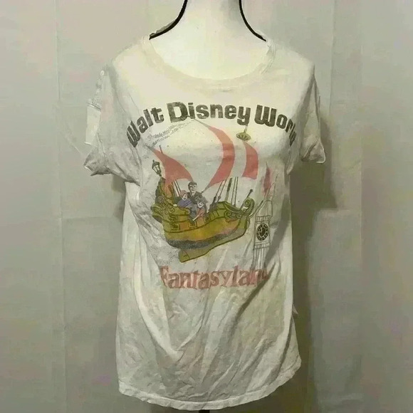 Walt Disney Fantasyland Forever Collection by‎ Junkfood Shirt - Women's Sz Small - Picture 1 of 5